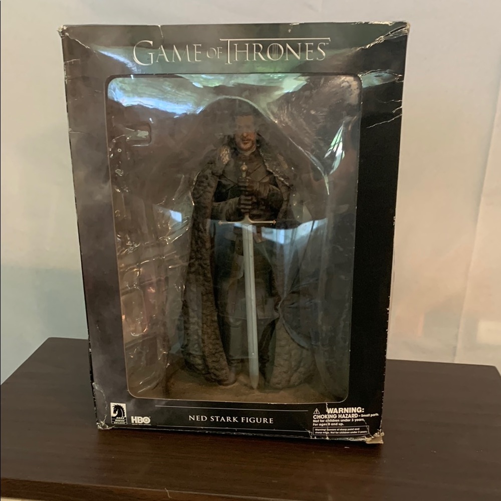 Game of Thrones Collectible Ned Stark Figure - Black and Gray